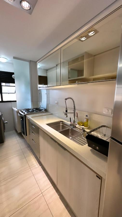 Flat Capitania Varam Guaruja Com Varanda Gourmet Luaran gambar